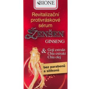Bione Cosmetics - Revitalizačné protivráskové sérum Ženšen 40ml