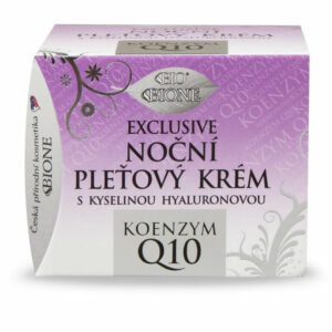 Bione Cosmetics - Nočný pleťový krém Exclusive + Q10 51ml
