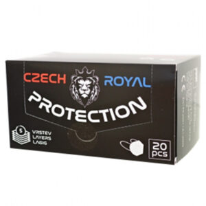 Czech Royal Zdravotnícky respirátor FFP2 biely 20ks