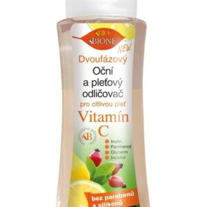 Bione Cosmetics - Dvojfázový očný a pleťový odličovač vitamín C 255ml