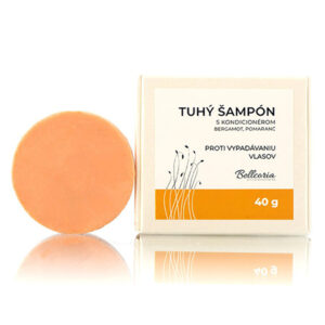 Bellcoria Tuhý šampón s kondicionérom proti vypadávaniu vlasov Bergamot 40g