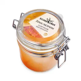 Žena - organický soľný telový peeling náhradná náplň 250ml