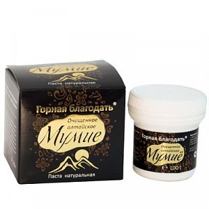 Mumio - očistené altajské v prirodzenej tekutej forme 50g Objem: 50 ml